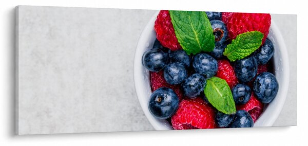 Slika - zdjela s šumskim voćem (120x50 cm)