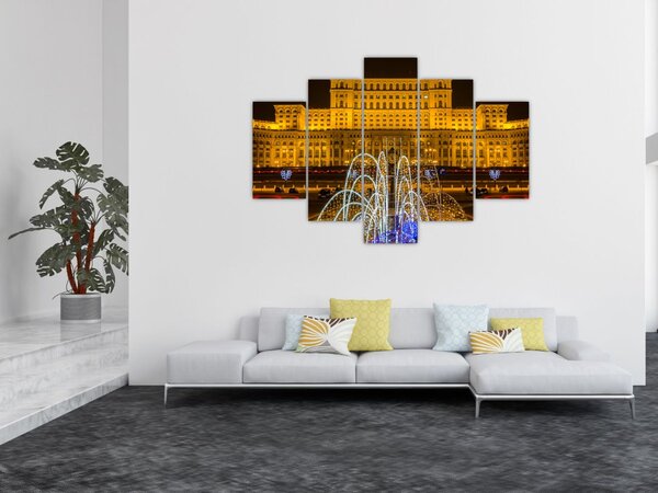 Slika - Palača parlamenta, Bukarešta Romunija (150x105 cm)