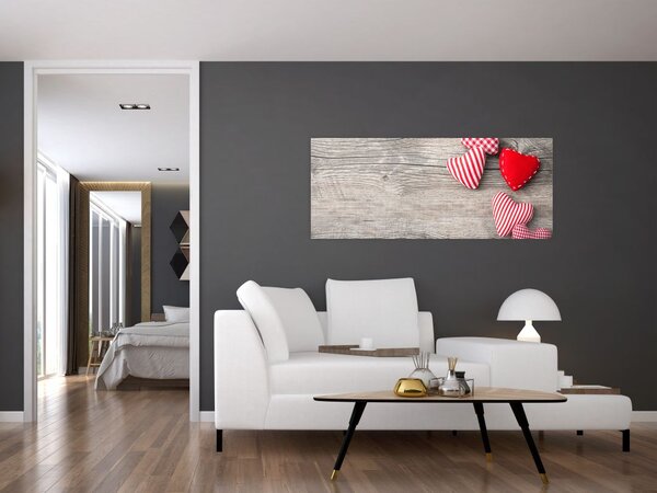 Slika - Srčki (120x50 cm)