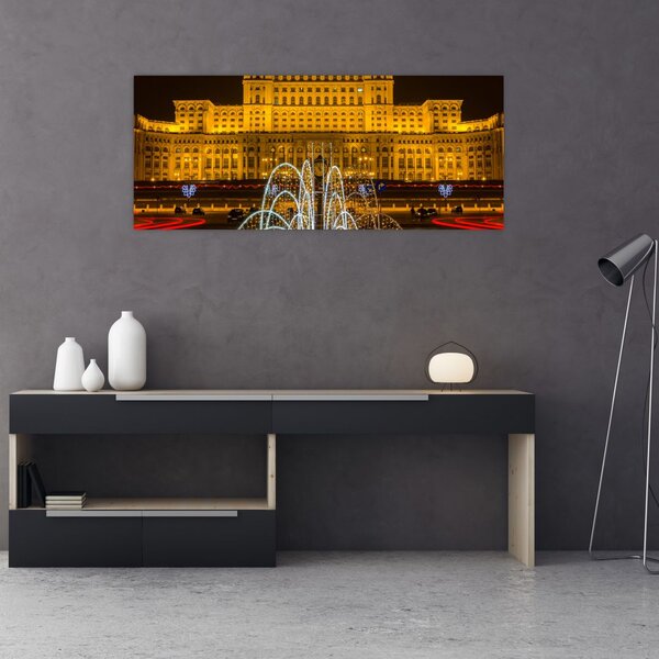 Slika - Palača parlamenta, Bukarešta Romunija (120x50 cm)