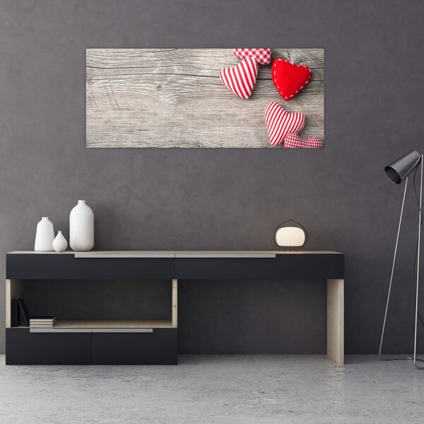 Slika - Srčki (120x50 cm)