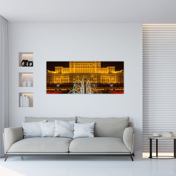 Slika - Palača parlamenta, Bukarešta Romunija (120x50 cm)
