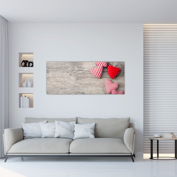 Slika - Srčki (120x50 cm)