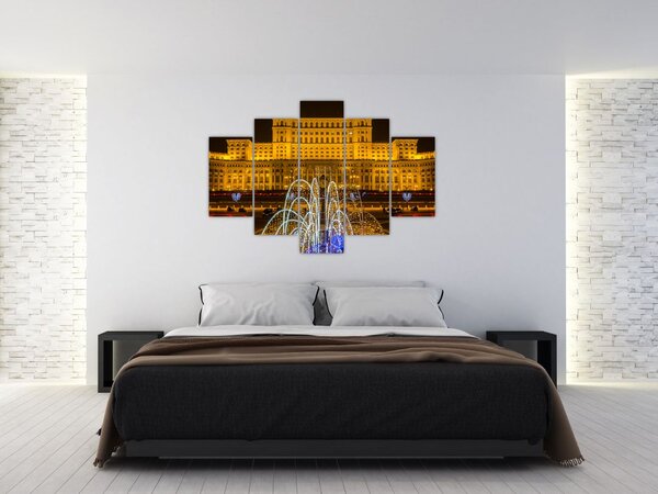Slika - Palača parlamenta, Bukarešta Romunija (150x105 cm)