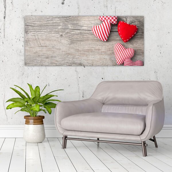 Slika - Srčki (120x50 cm)