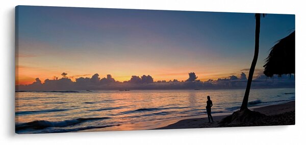 Slika žene na plaži (120x50 cm)
