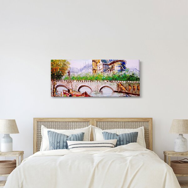 Slika - Uljana slika grada (120x50 cm)