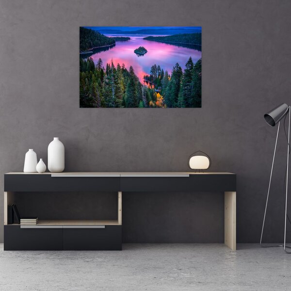 Slika - jezero Tahoe, Sierra Nevada, Kalifornija, ZDA (90x60 cm)