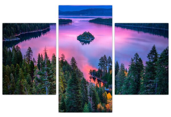 Slika - jezero Tahoe, Sierra Nevada, Kalifornija, ZDA (90x60 cm)