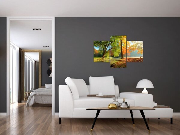 Slika - Mirna jesenska pokrajina (90x60 cm)