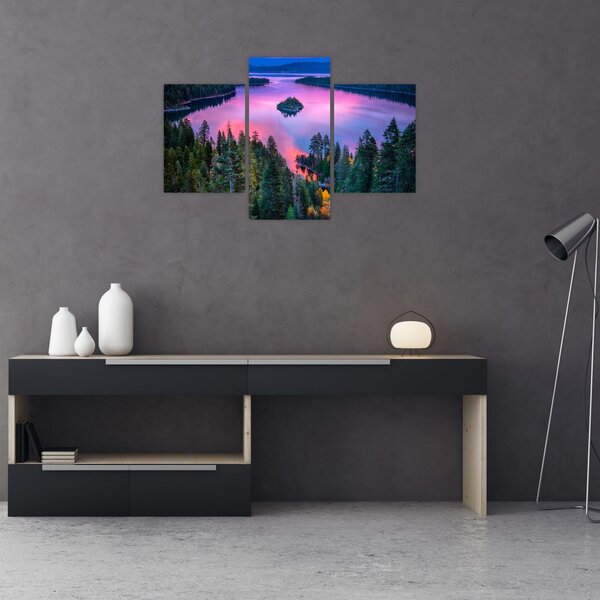 Slika - jezero Tahoe, Sierra Nevada, Kalifornija, ZDA (90x60 cm)