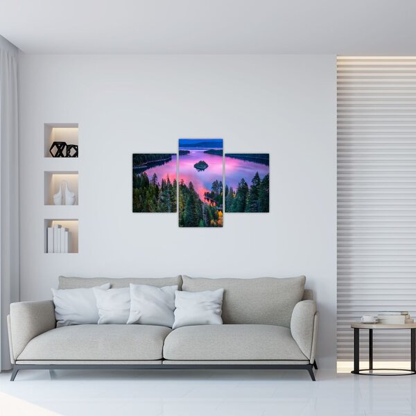 Slika - jezero Tahoe, Sierra Nevada, Kalifornija, ZDA (90x60 cm)