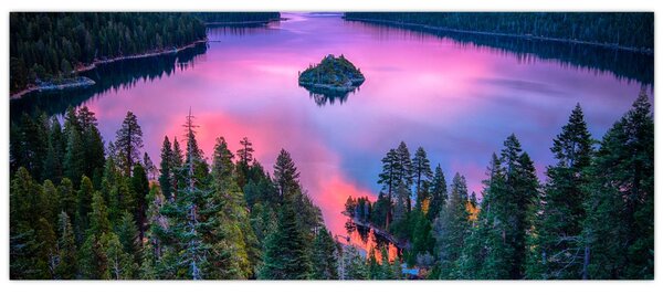 Slika - jezero Tahoe, Sierra Nevada, Kalifornija, ZDA (120x50 cm)