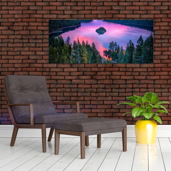 Slika - jezero Tahoe, Sierra Nevada, Kalifornija, ZDA (120x50 cm)