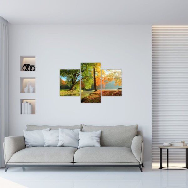 Slika - Mirna jesenska pokrajina (90x60 cm)