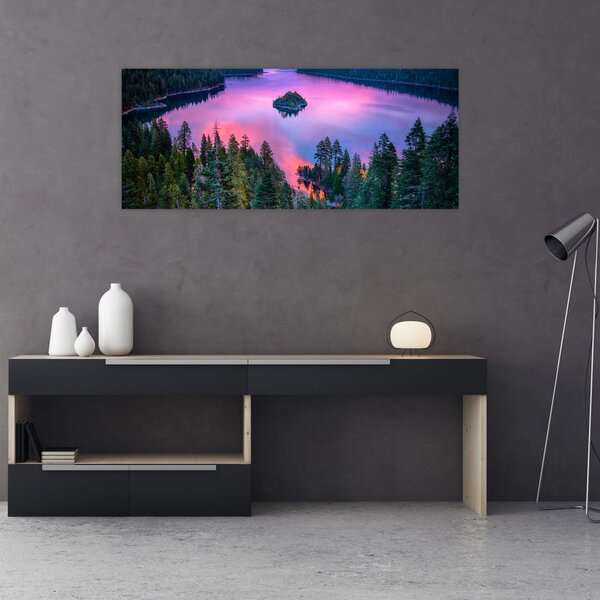 Slika - jezero Tahoe, Sierra Nevada, Kalifornija, ZDA (120x50 cm)