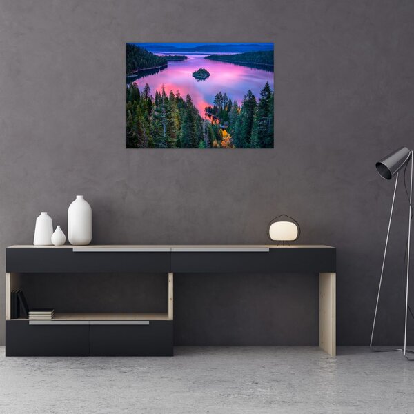 Slika - jezero Tahoe, Sierra Nevada, Kalifornija, ZDA (70x50 cm)