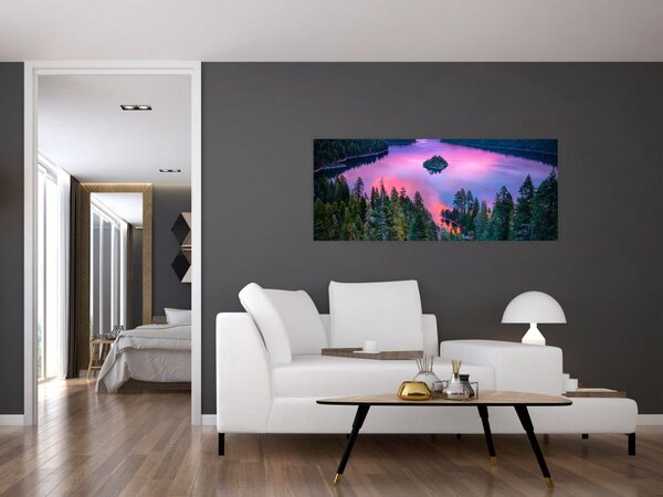 Slika - jezero Tahoe, Sierra Nevada, Kalifornija, ZDA (120x50 cm)