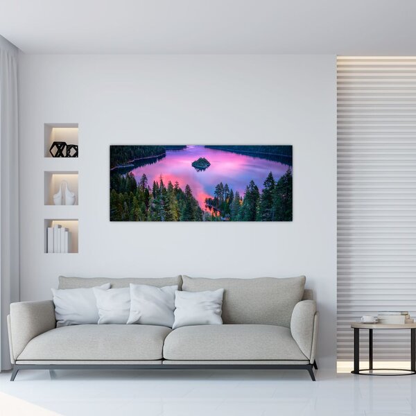Slika - jezero Tahoe, Sierra Nevada, Kalifornija, ZDA (120x50 cm)