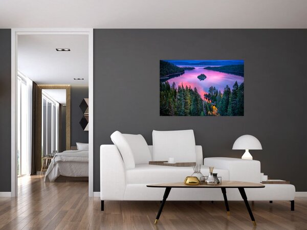 Slika - jezero Tahoe, Sierra Nevada, Kalifornija, ZDA (90x60 cm)