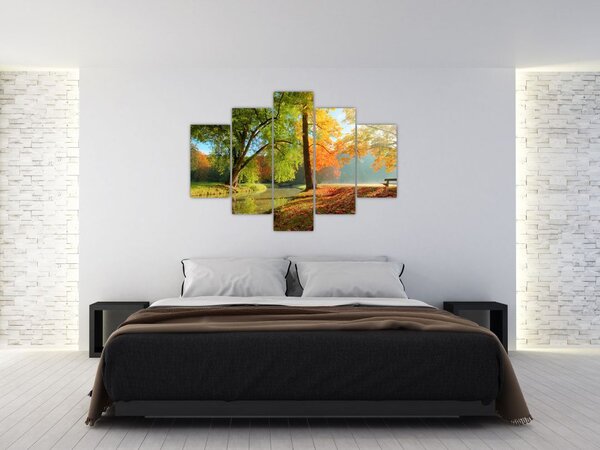 Slika - Mirna jesenska pokrajina (150x105 cm)