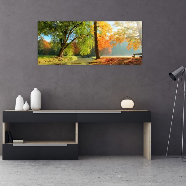 Slika - Mirna jesenska pokrajina (120x50 cm)