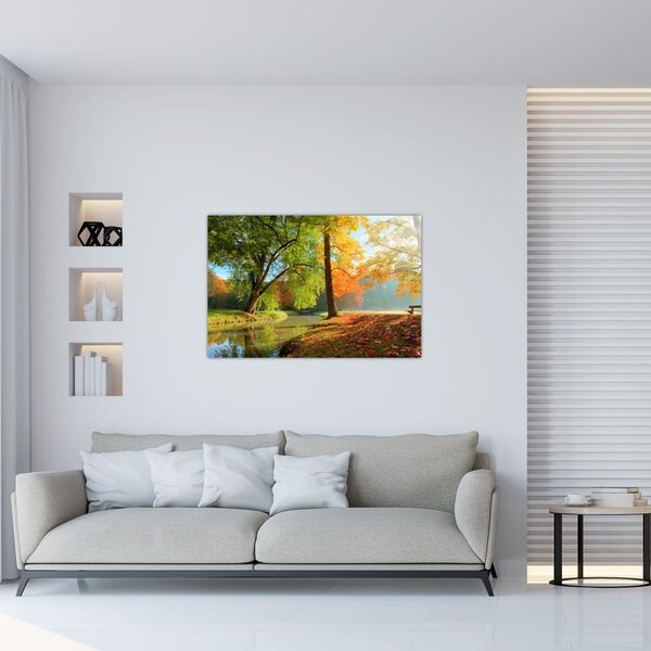 Slika - Mirna jesenska pokrajina (90x60 cm)
