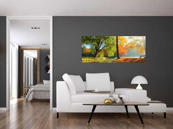 Slika - Mirna jesenska pokrajina (120x50 cm)