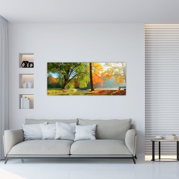 Slika - Mirna jesenska pokrajina (120x50 cm)