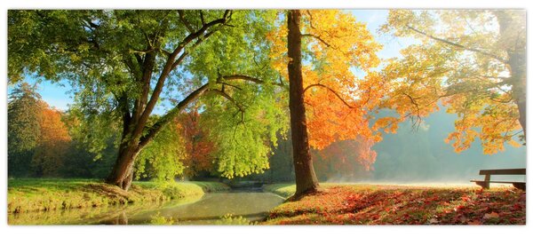 Slika - Mirna jesenska pokrajina (120x50 cm)