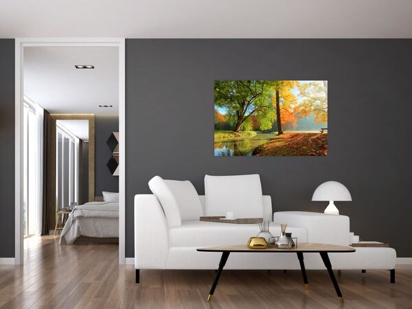 Slika - Mirna jesenska pokrajina (90x60 cm)
