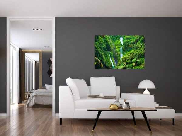 Slika - Slapovi Madakaripura, Vzhodna Java, Indonezija (90x60 cm)