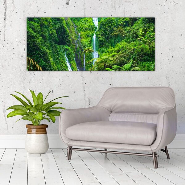 Slika - Slapovi Madakaripura, Vzhodna Java, Indonezija (120x50 cm)