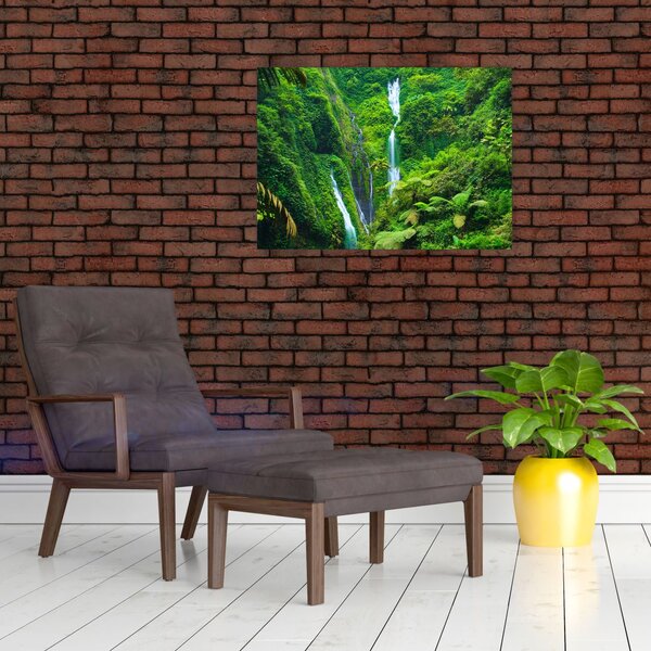 Slika - Slapovi Madakaripura, Vzhodna Java, Indonezija (70x50 cm)