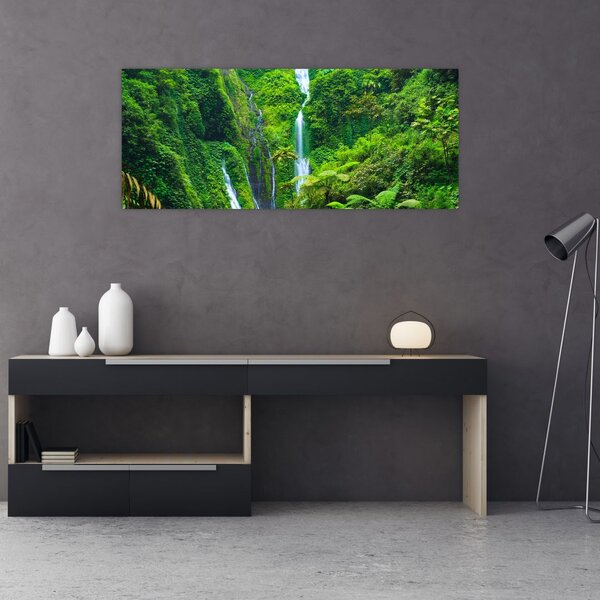 Slika - Slapovi Madakaripura, Vzhodna Java, Indonezija (120x50 cm)