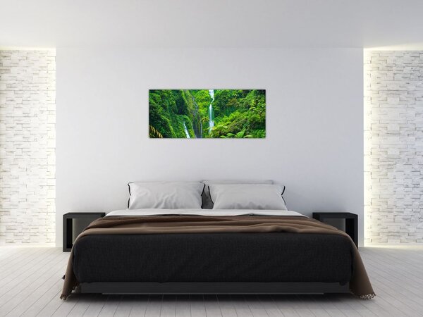 Slika - Slapovi Madakaripura, Vzhodna Java, Indonezija (120x50 cm)