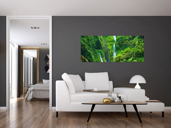 Slika - Slapovi Madakaripura, Vzhodna Java, Indonezija (120x50 cm)