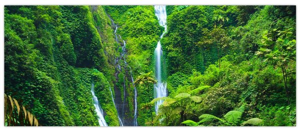 Slika - Slapovi Madakaripura, Vzhodna Java, Indonezija (120x50 cm)