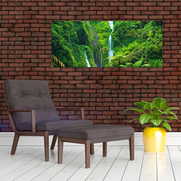 Slika - Slapovi Madakaripura, Vzhodna Java, Indonezija (120x50 cm)