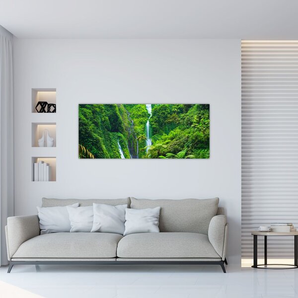 Slika - Slapovi Madakaripura, Vzhodna Java, Indonezija (120x50 cm)