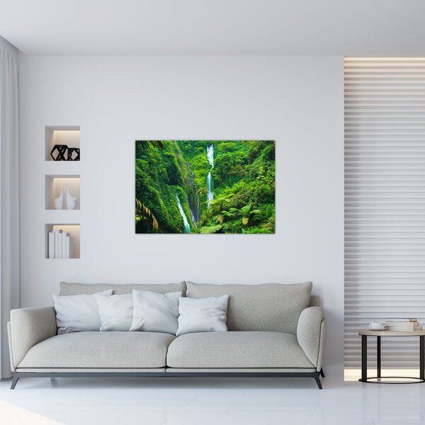 Slika - Slapovi Madakaripura, Vzhodna Java, Indonezija (90x60 cm)