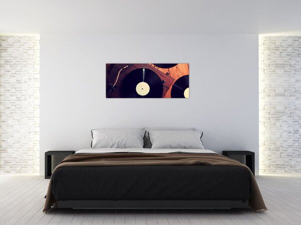 Slika gramofonskih plošč (120x50 cm)