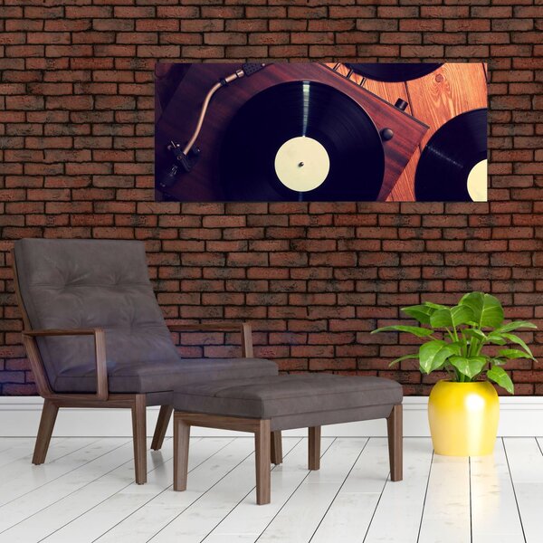 Slika gramofonskih plošč (120x50 cm)