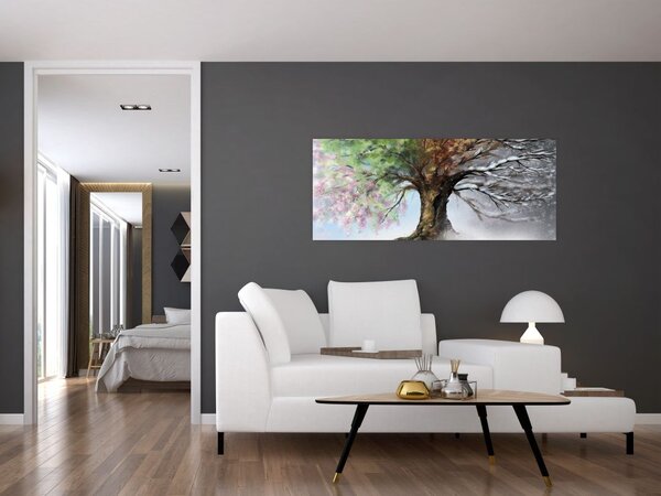 Slika - Drevo štirih letnih časov (120x50 cm)