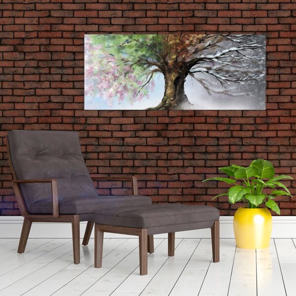 Slika - Drevo štirih letnih časov (120x50 cm)