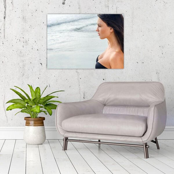 Slika ženske na plaži (70x50 cm)