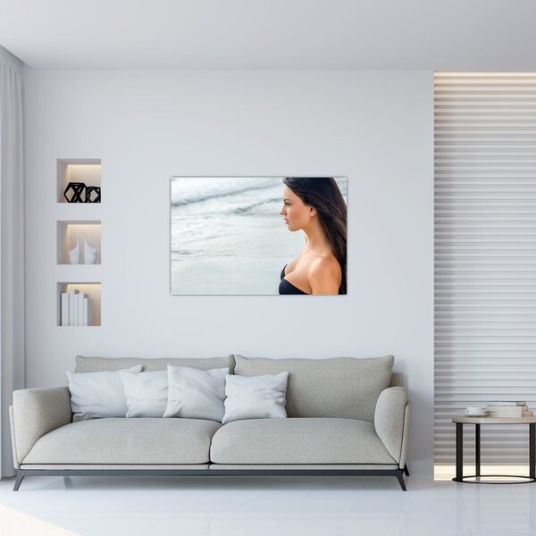 Slika ženske na plaži (90x60 cm)