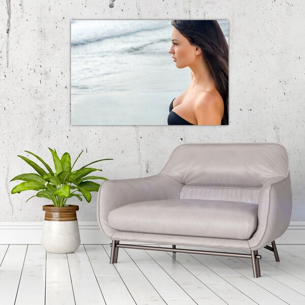 Slika ženske na plaži (90x60 cm)