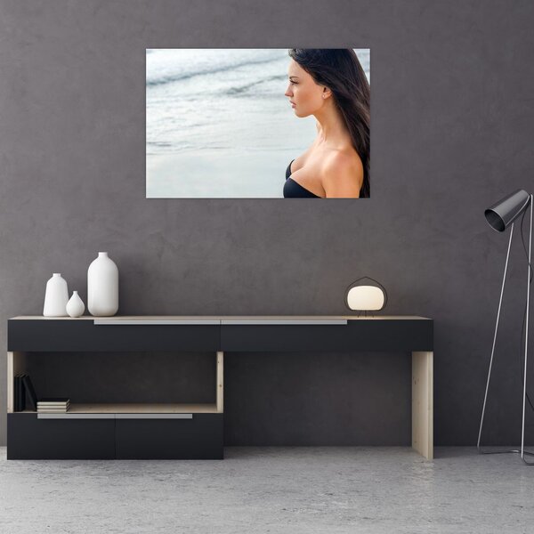 Slika ženske na plaži (90x60 cm)