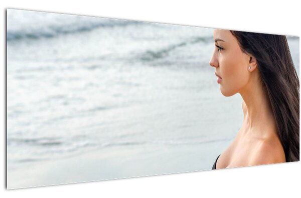 Slika ženske na plaži (120x50 cm)